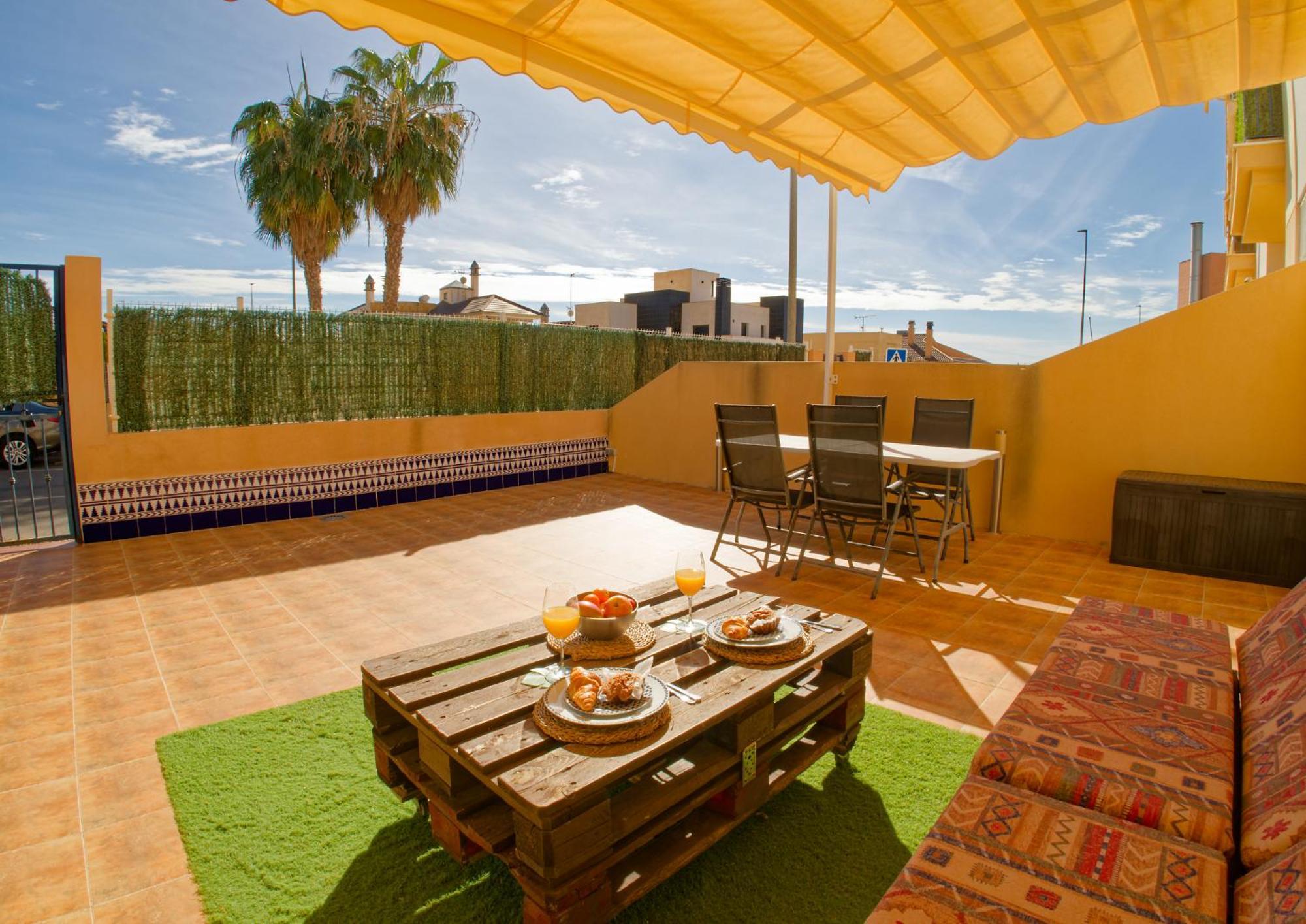 Amplia Terraza Con Piscina, Garaje Y Aire Acondicionado - By Aloha Palma Appartement Águilas Buitenkant foto